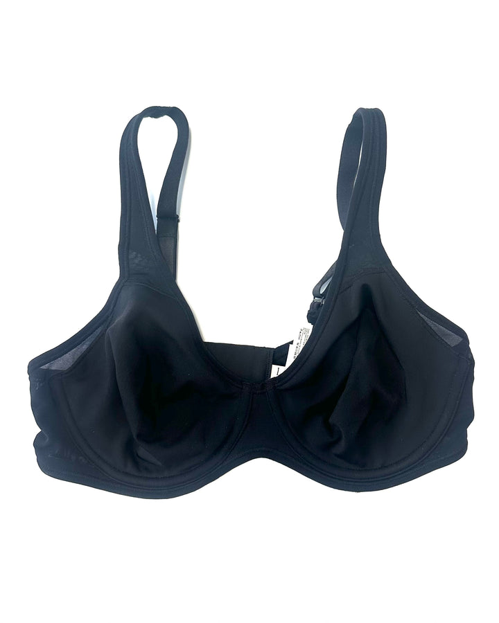 Jet Black Underwire Bra - 34C