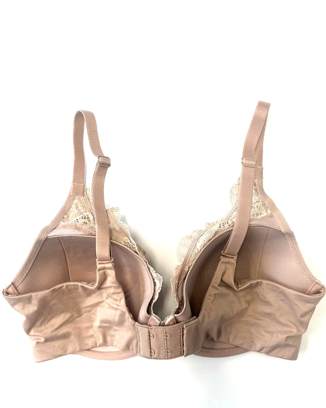Taupe Lace Detailed Bra - 34C