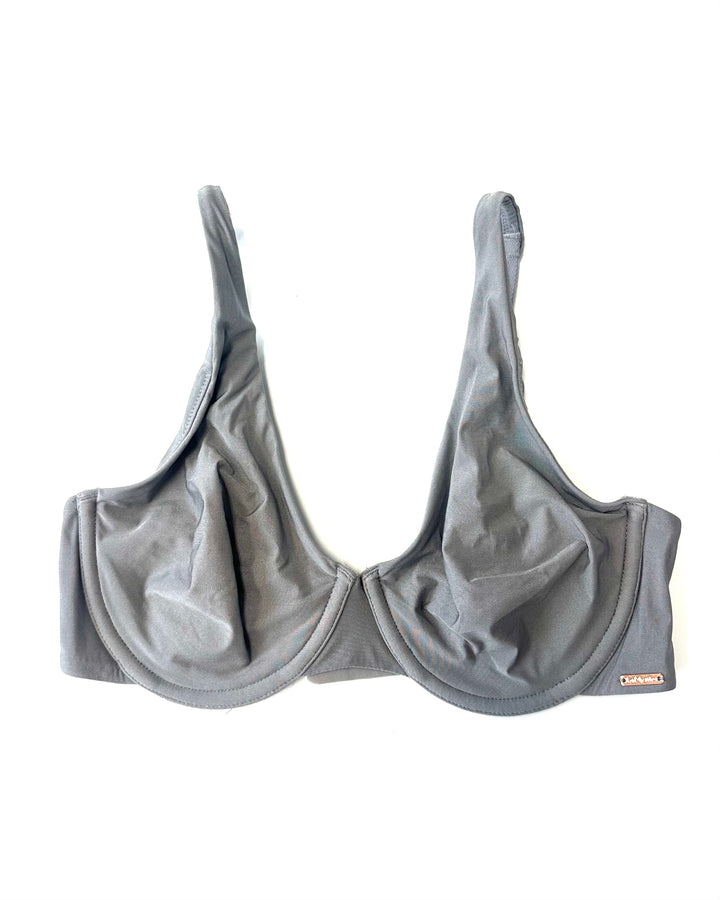 Steel Grey Underwire Bra - 34C