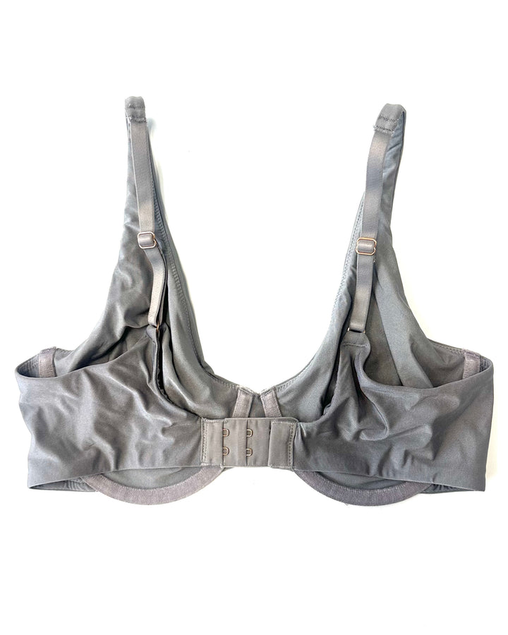 Steel Grey Underwire Bra - 34C