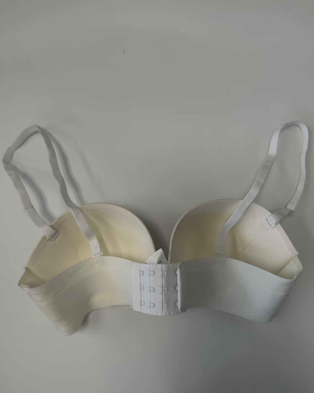 White Mesh Peekaboo Bra - 34B