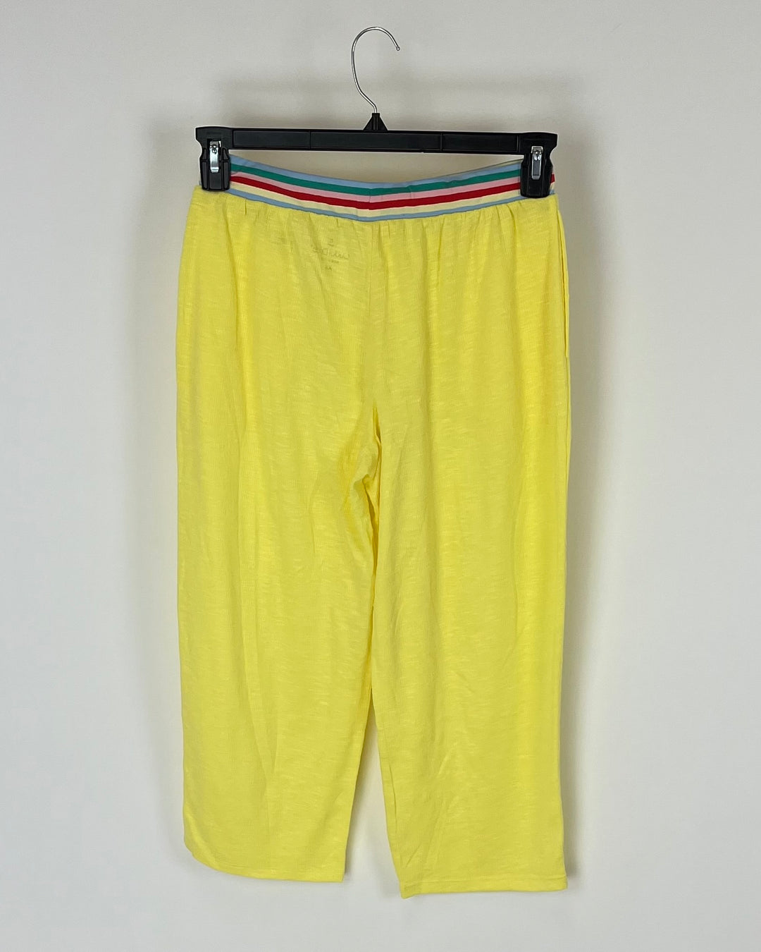 Yellow Cropped Lounge Pants - Size 2/4