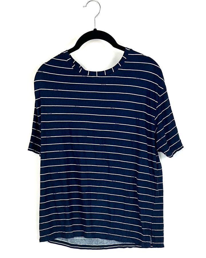 Striped Sleepwear Shirt - Small