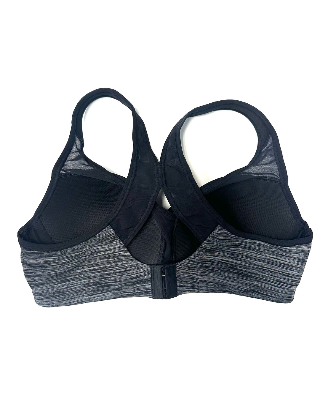 Black Full Support Racer Back Sports Bra - 34B