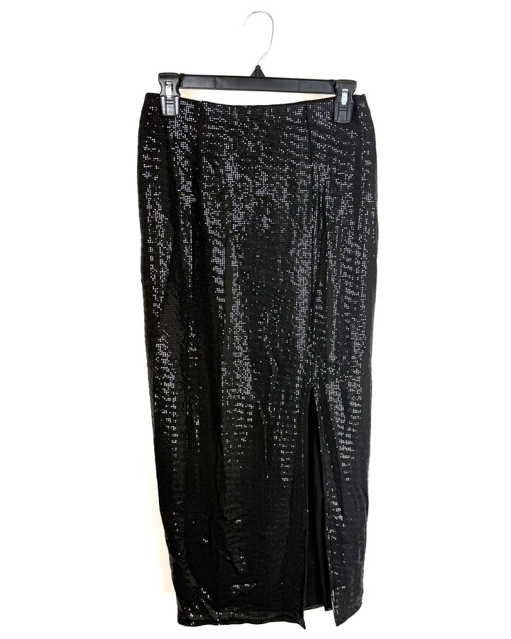 Black Sparkly Skirt - Size 2/4