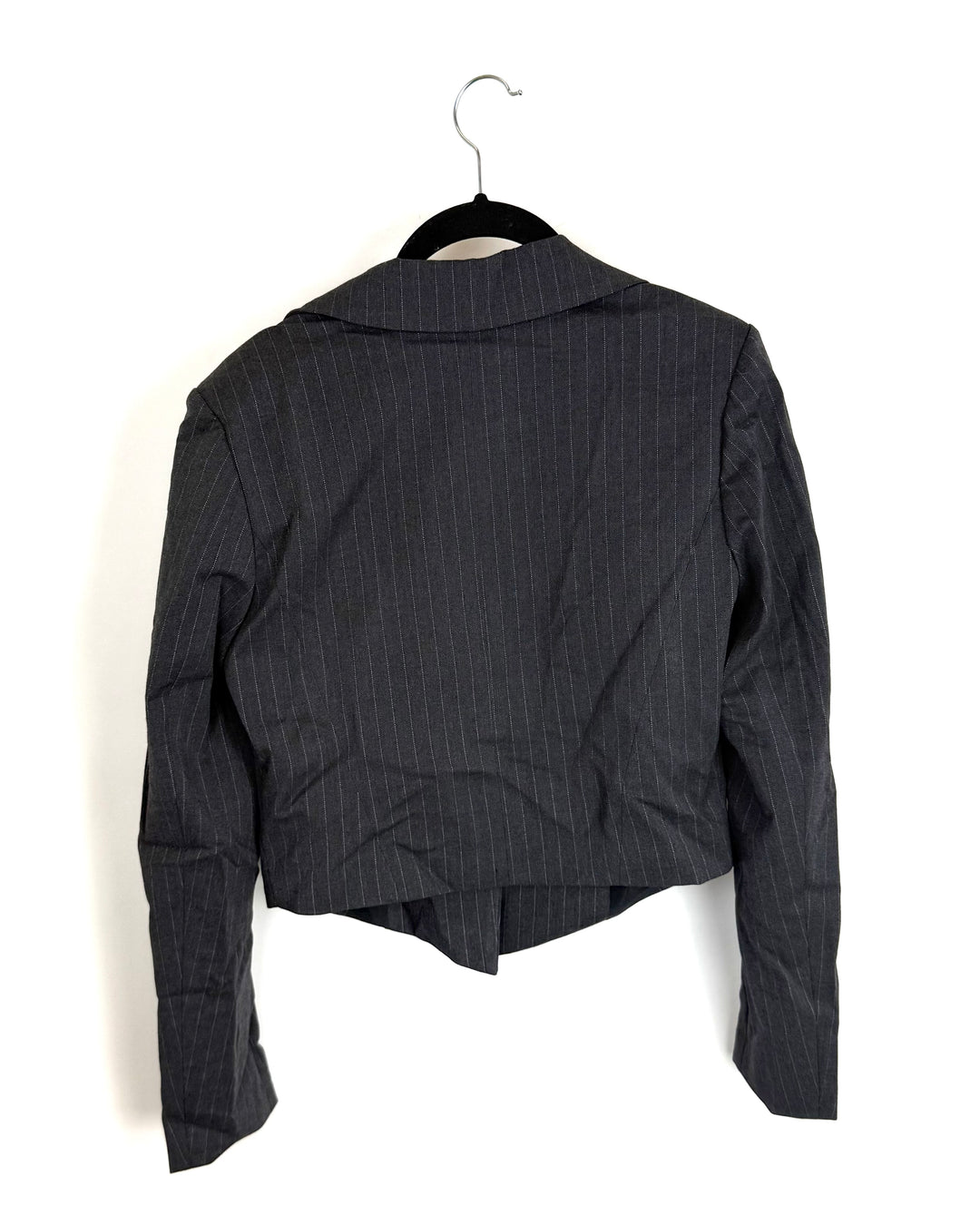 Grey Pinstripe Blazer - Size 4/6