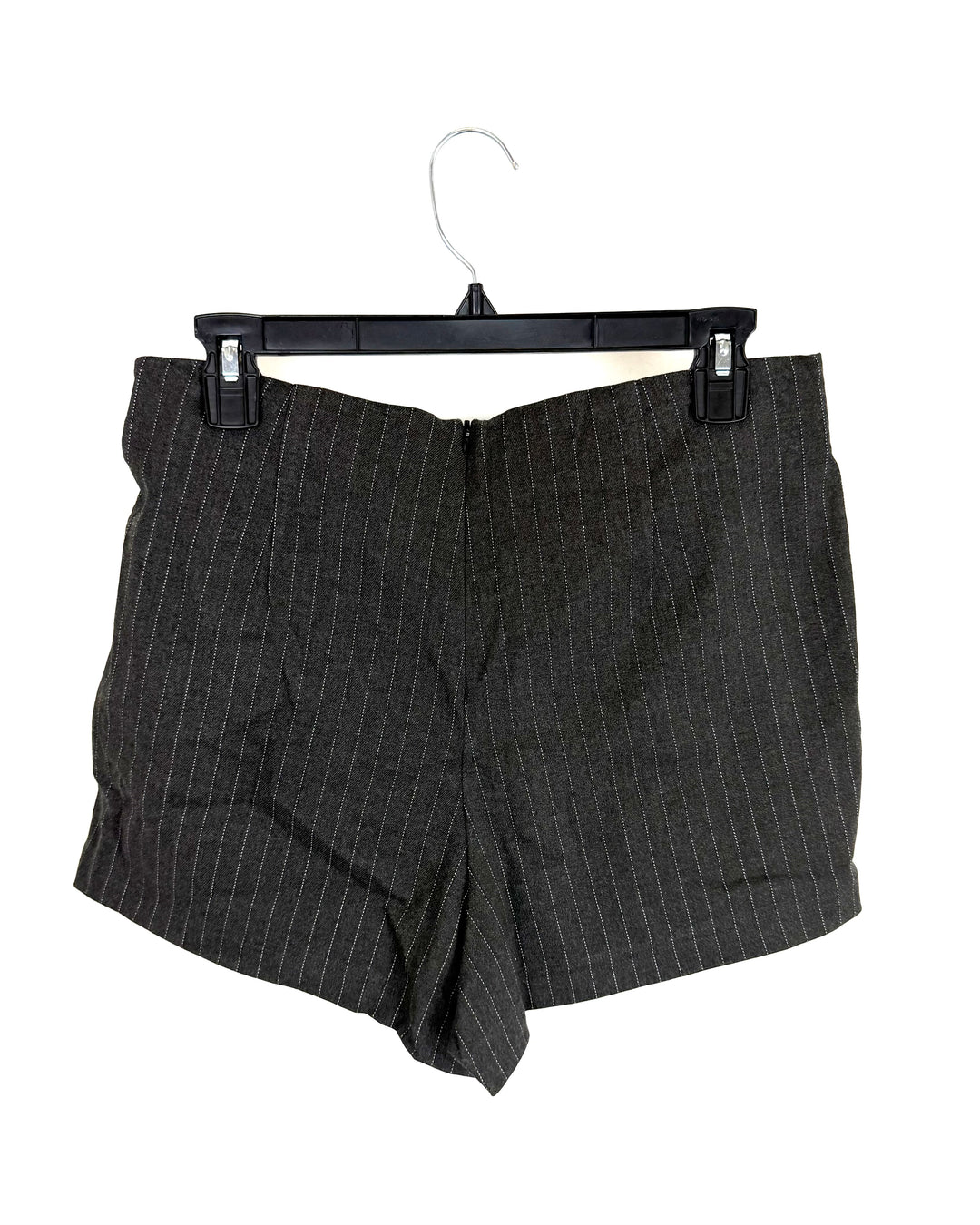 Grey and White Striped Shorts - Size 2/4