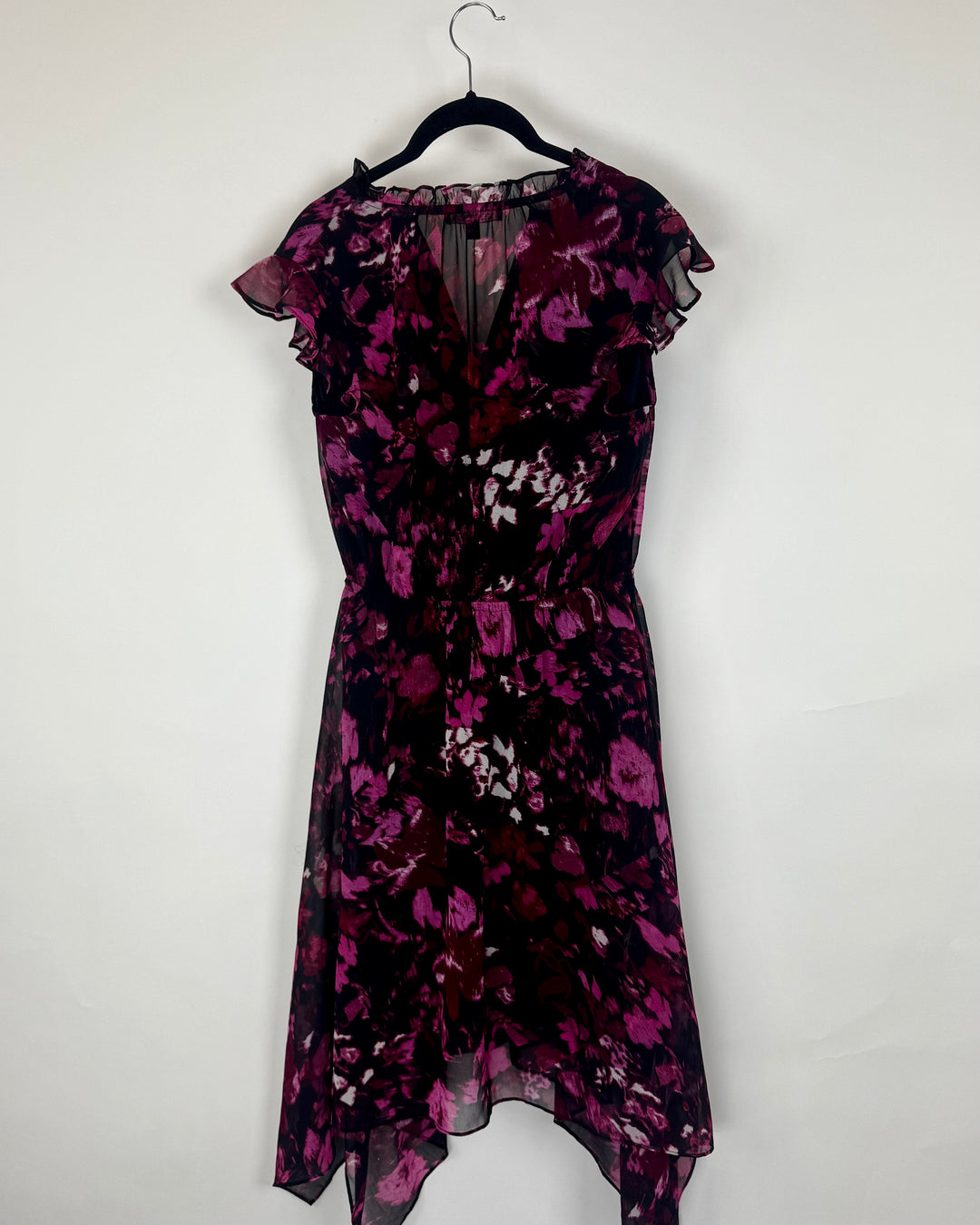 Purple Abstract Printed Dress- Size 2/4