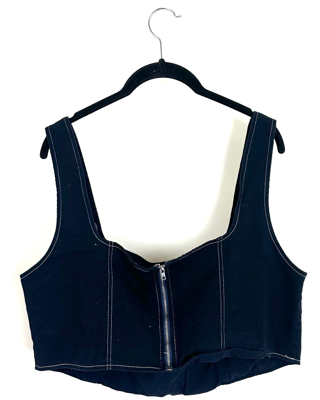 Remi x Revolve Blue Crop Top - 2X