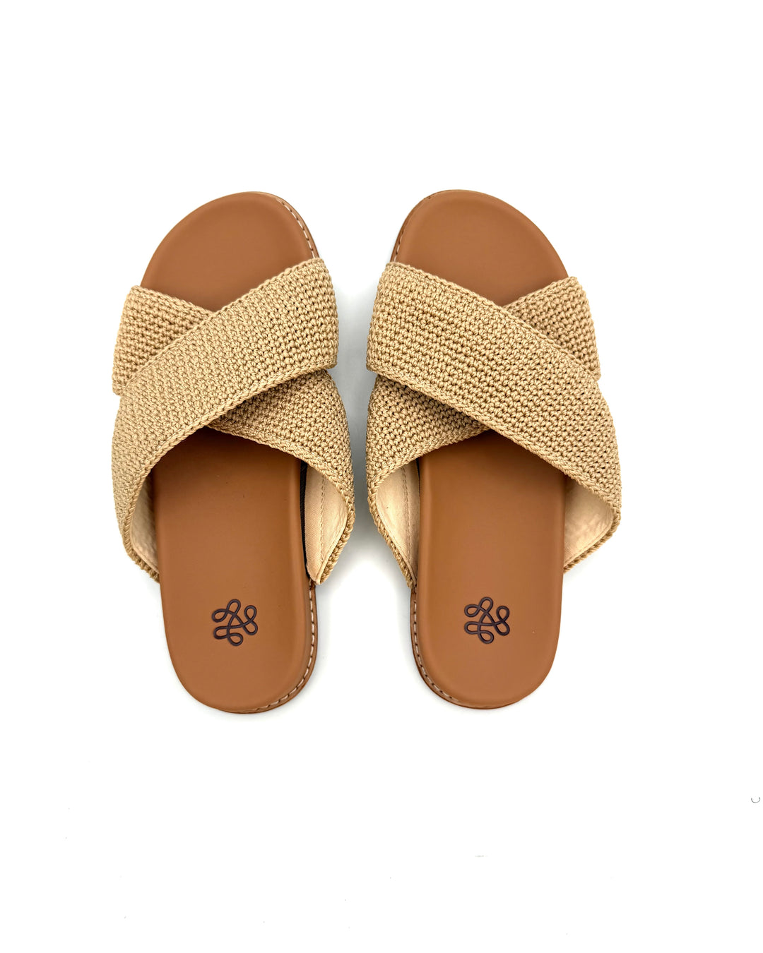 Beige Knit Sandal - Size 6