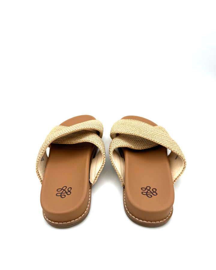Beige Knit Sandal - Size 6