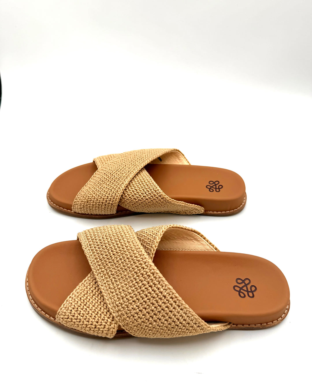 Beige Knit Sandal - Size 6