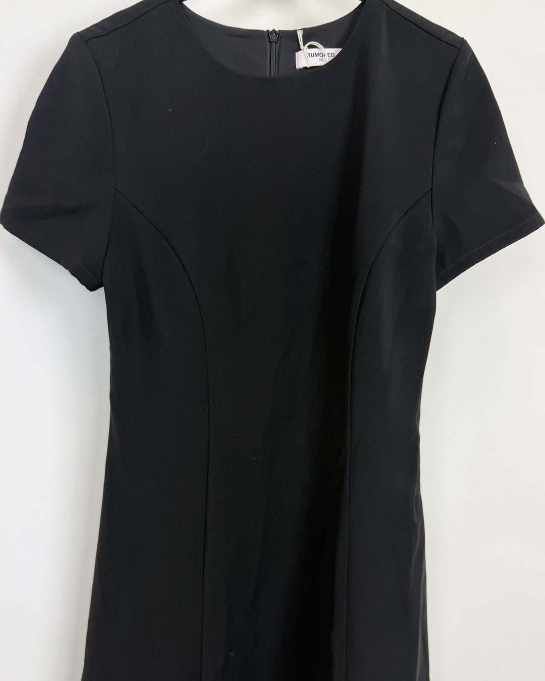 Black Short Sleeve Dress - Size 2/4