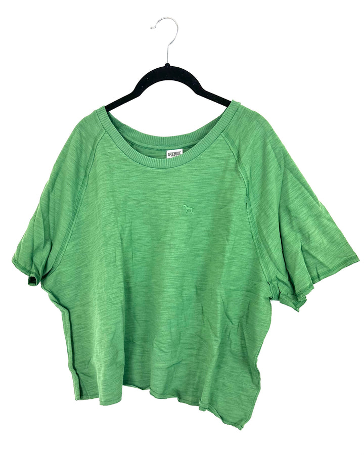 PINK Green Short Sleeve Shirt - Extra Extra Large