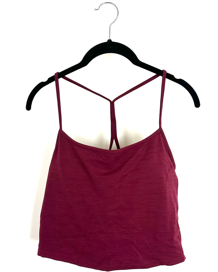 Vitality Burgundy Athletic Tank Top - 2XL