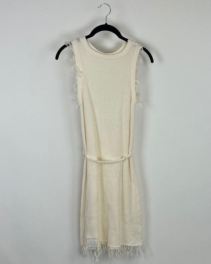 Cream Crochet Dress - Size 0/2