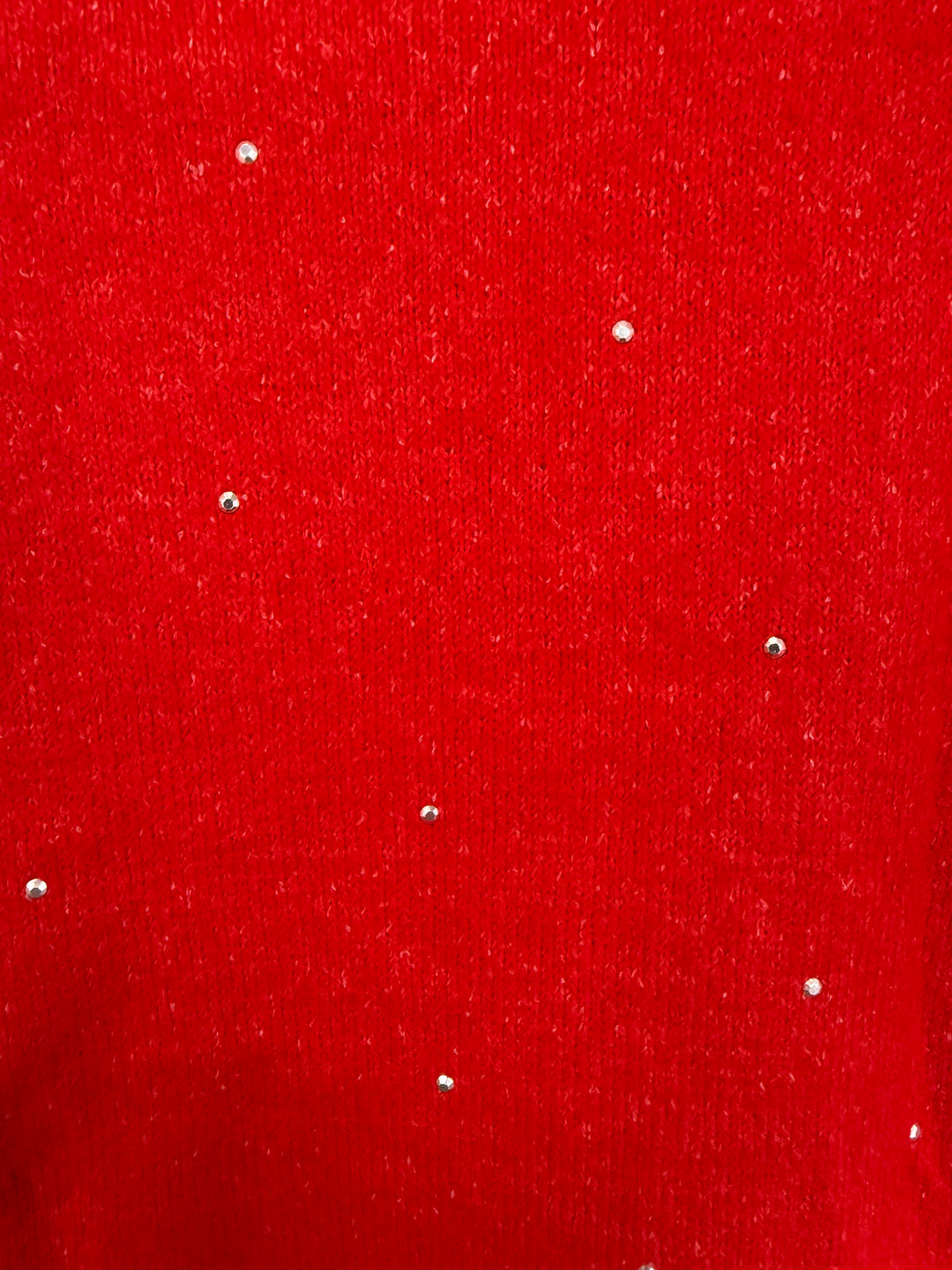Red Embellished Knit Dress - Size 4/6