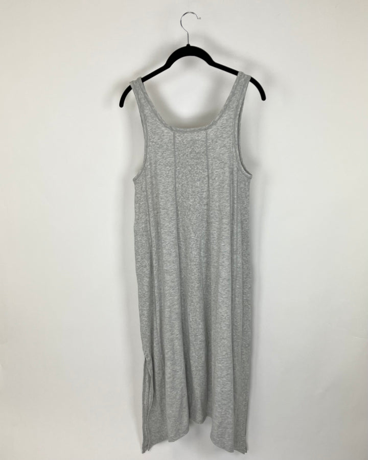 Heathered Grey Long Lounge Dress - Size 4/6