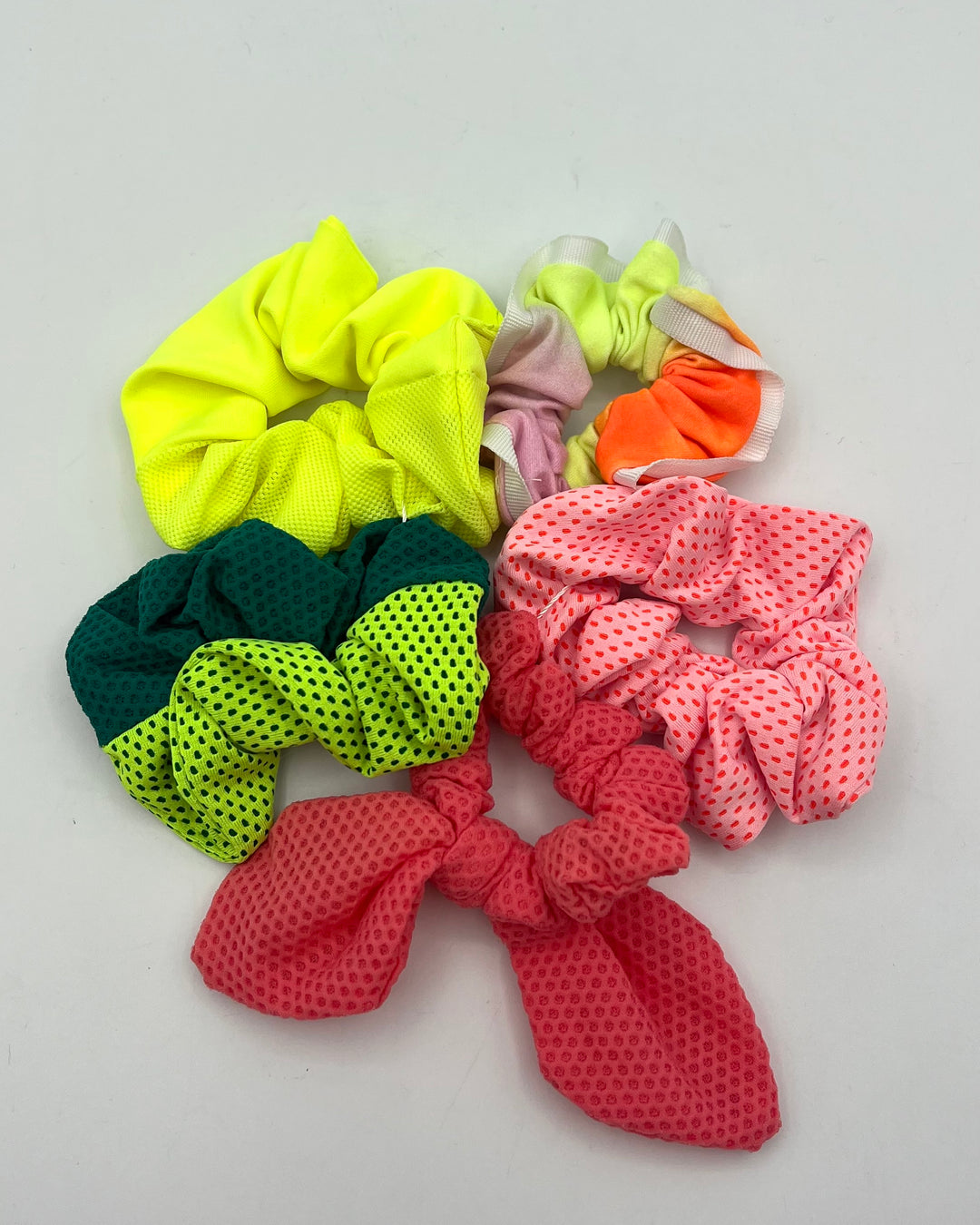 Bright Multicolor Scrunchie Set