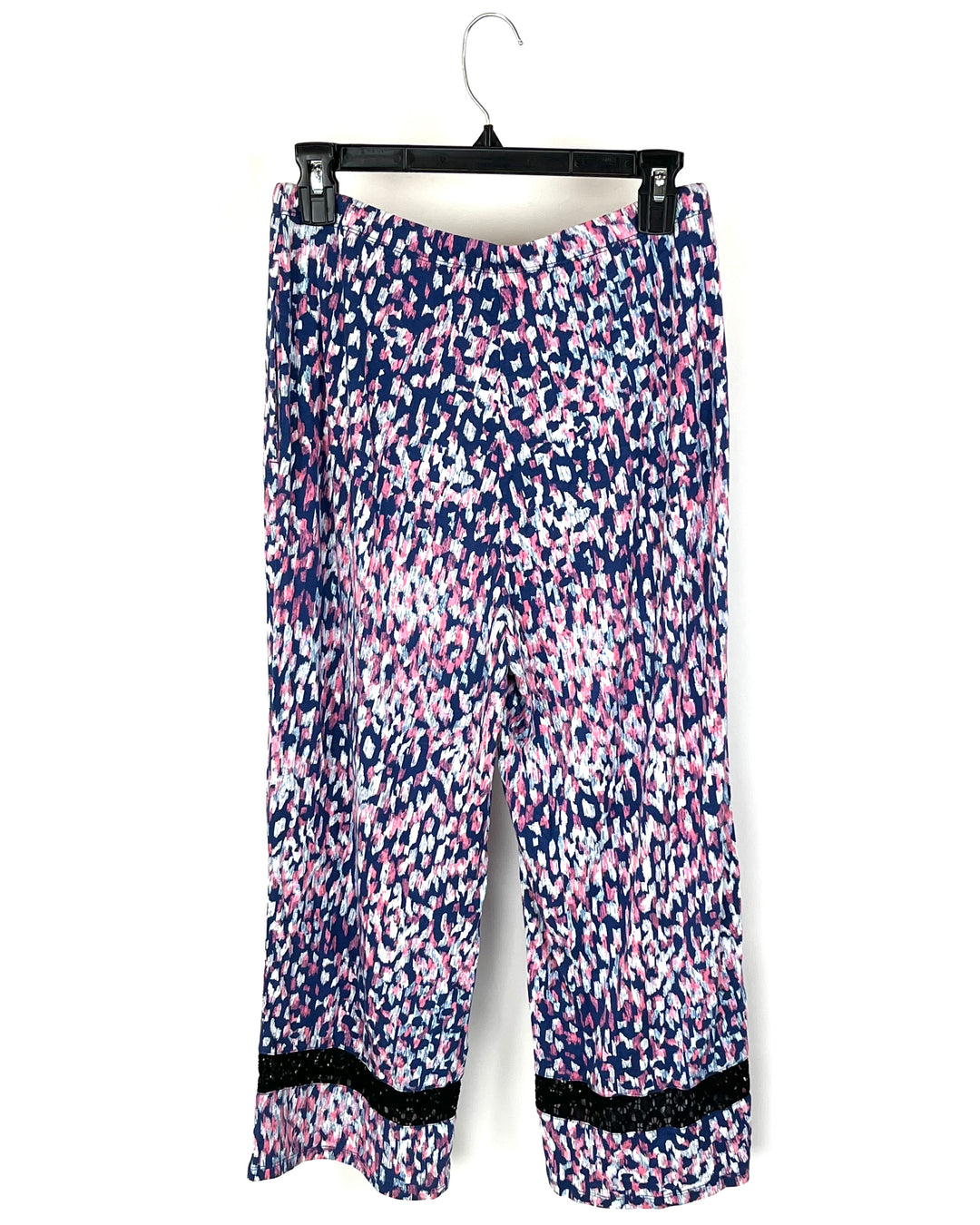 Blue And Pink Abstract Print Lounge Set - Size 4/6