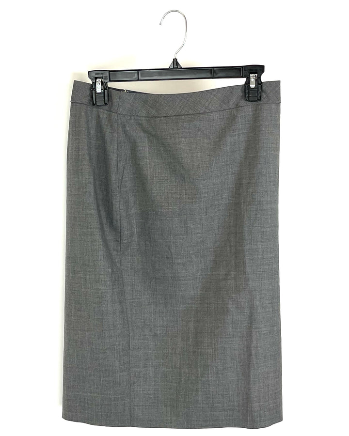 Grey Pencil Skirt - Size 4