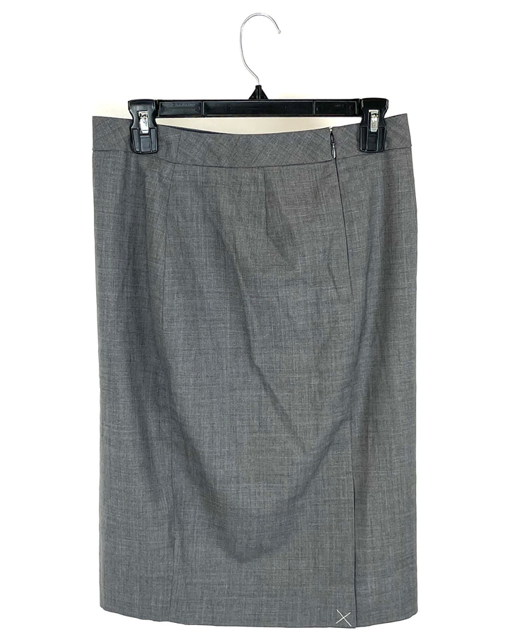 Grey Pencil Skirt - Size 4