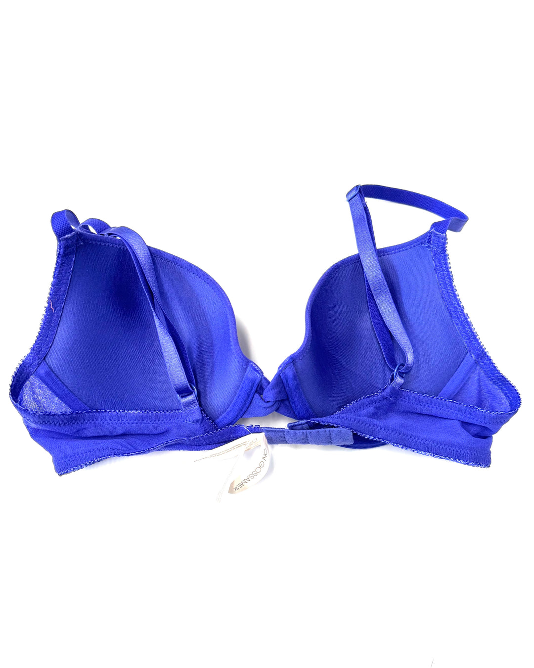 Bright Blue Push Up Bra - 34B