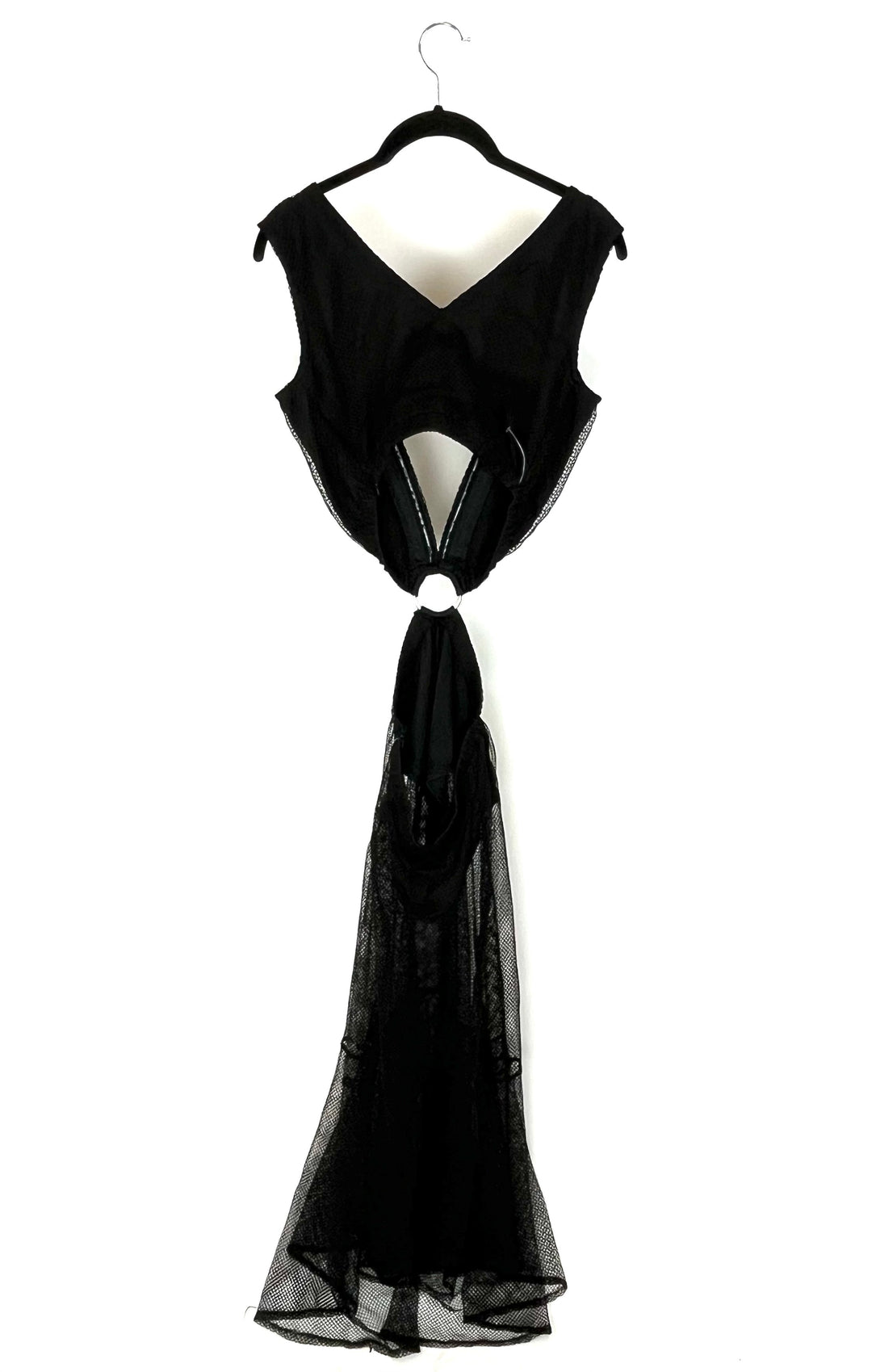 Black Fishnet Dress - Size 4/6