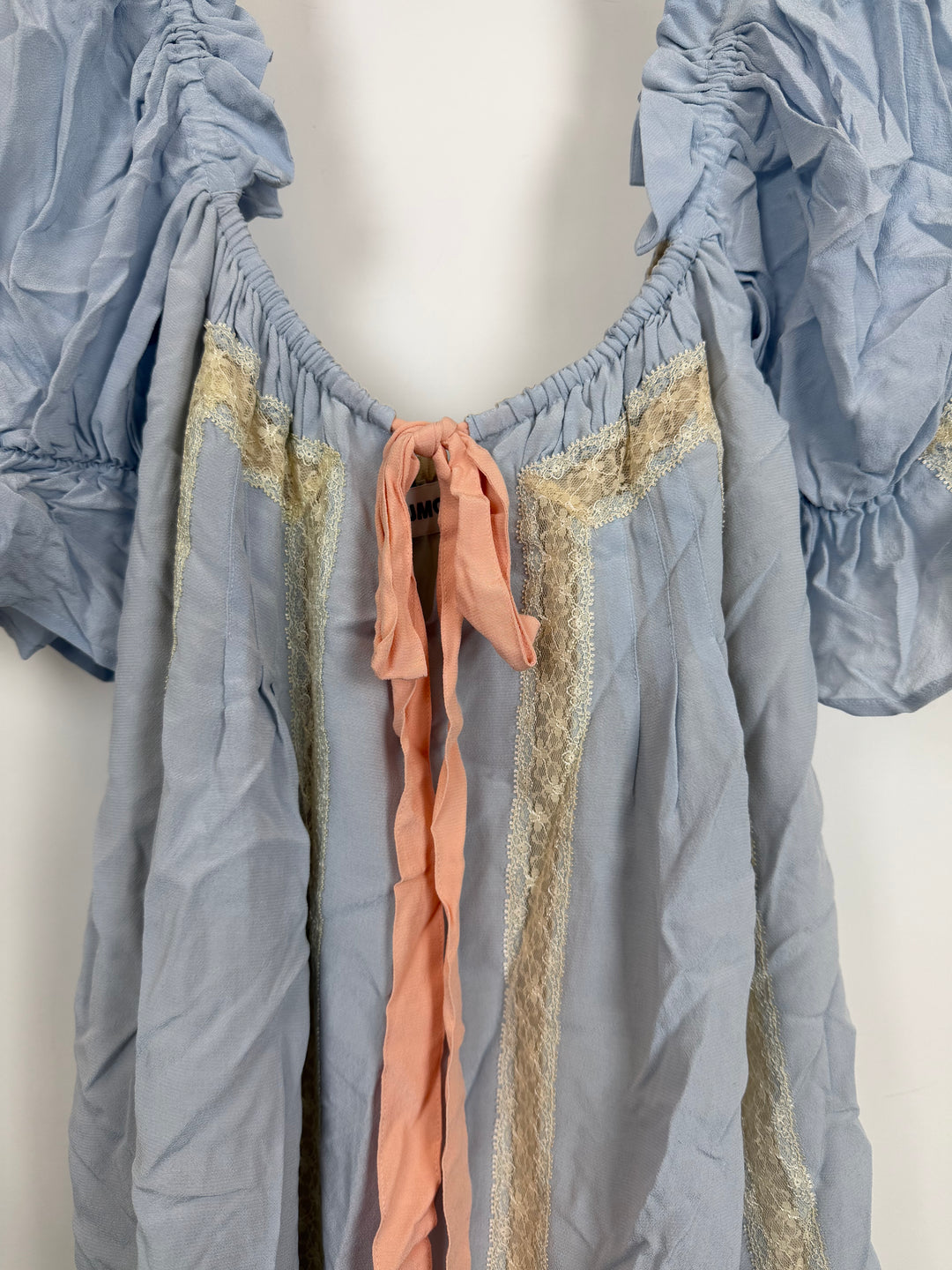 French blue babydoll mini dress - Size 0/2