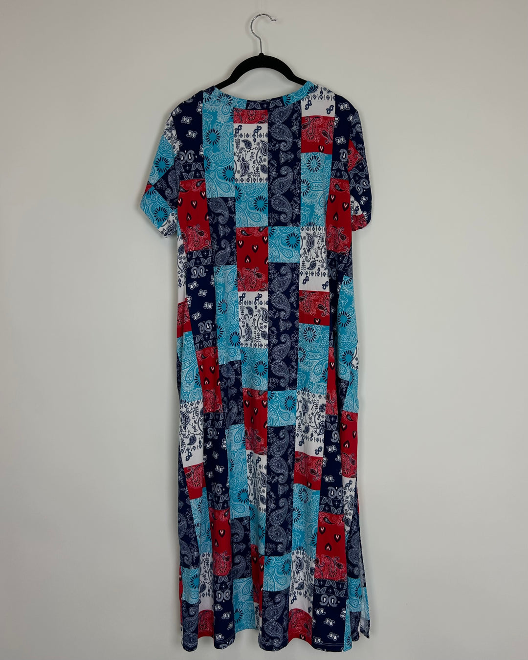 Blue Patterned Nightgown - Size 6/8