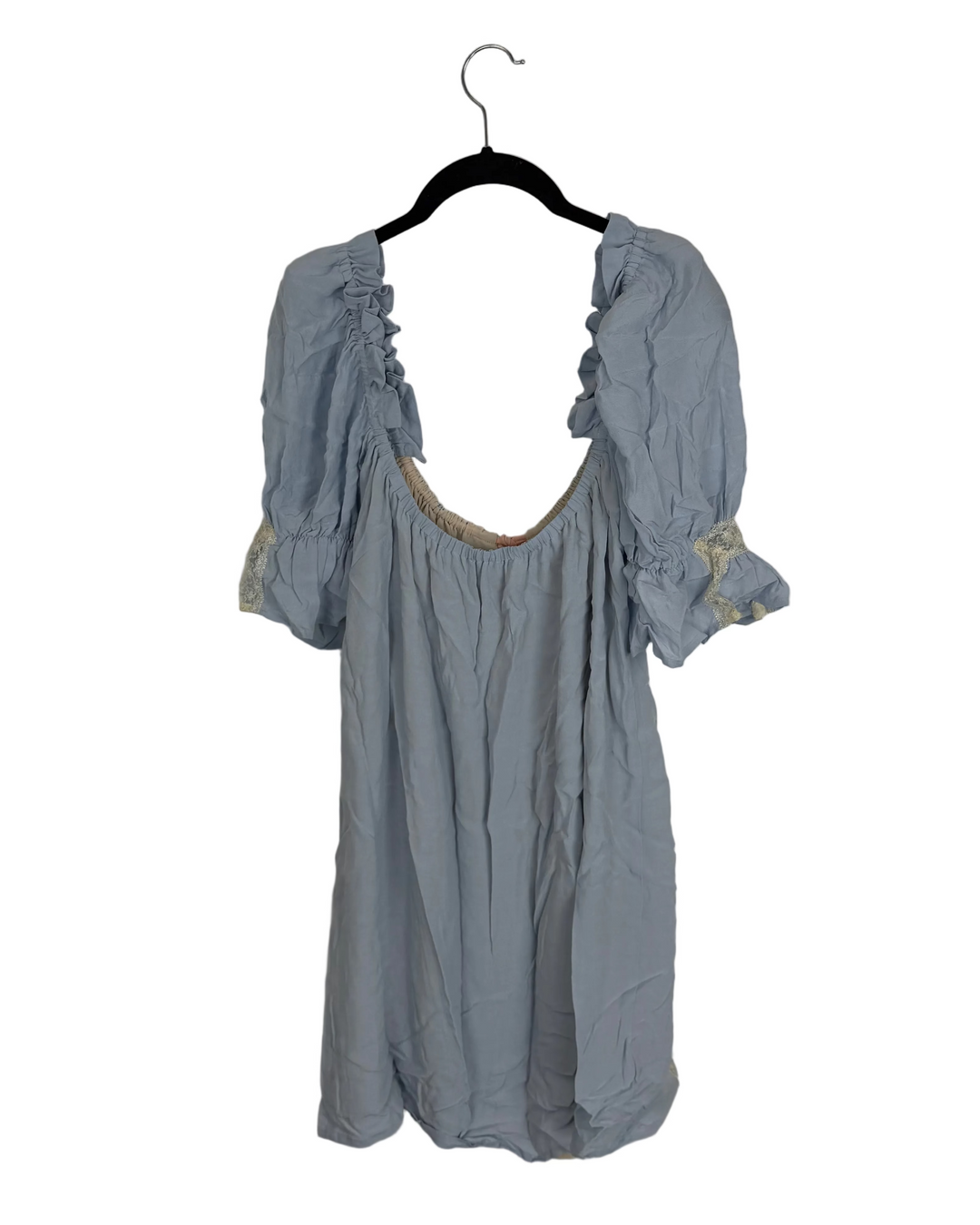 French blue babydoll mini dress - Size 0/2