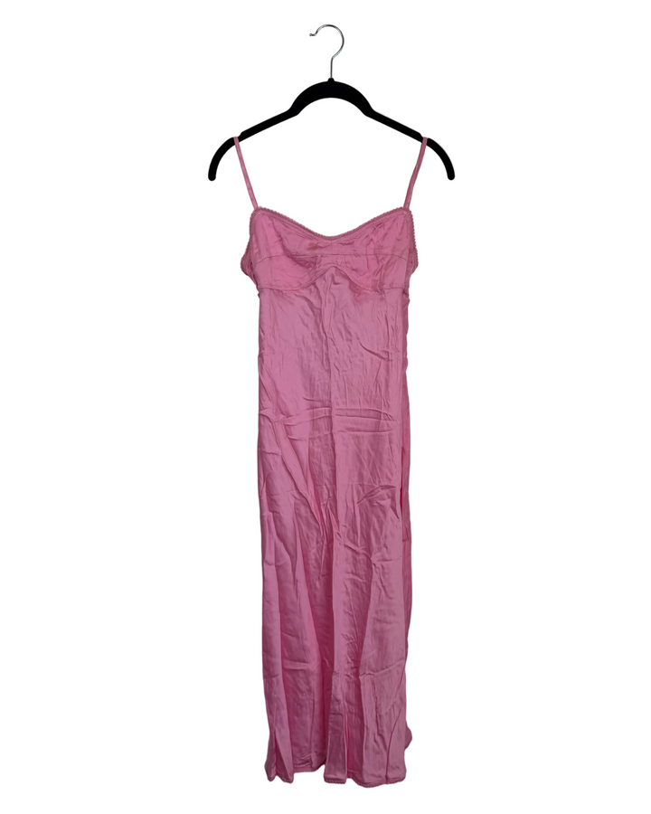 Pink Sleeveless Midi Dress - Size 0/00 and 2/4