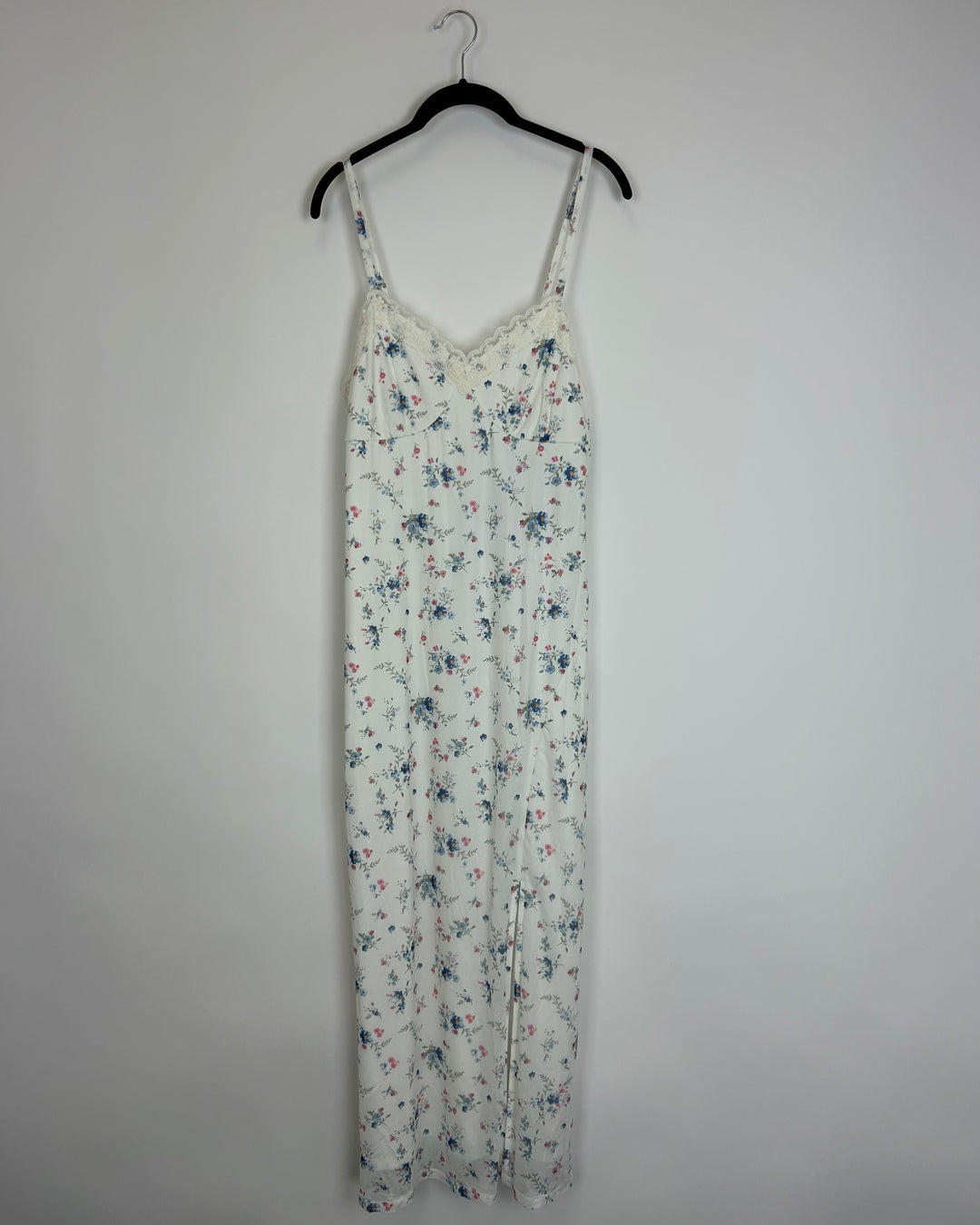 White Floral Mesh Dress - Size 8/10