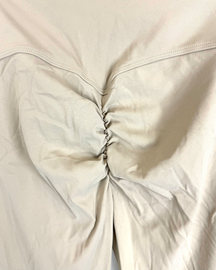 Beige Flare Leggings - Size 0