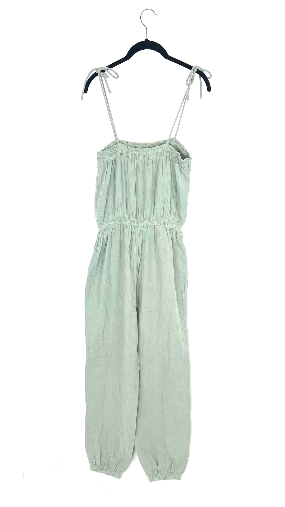 Sage Green Texture Jumpsuit - Size 4/6