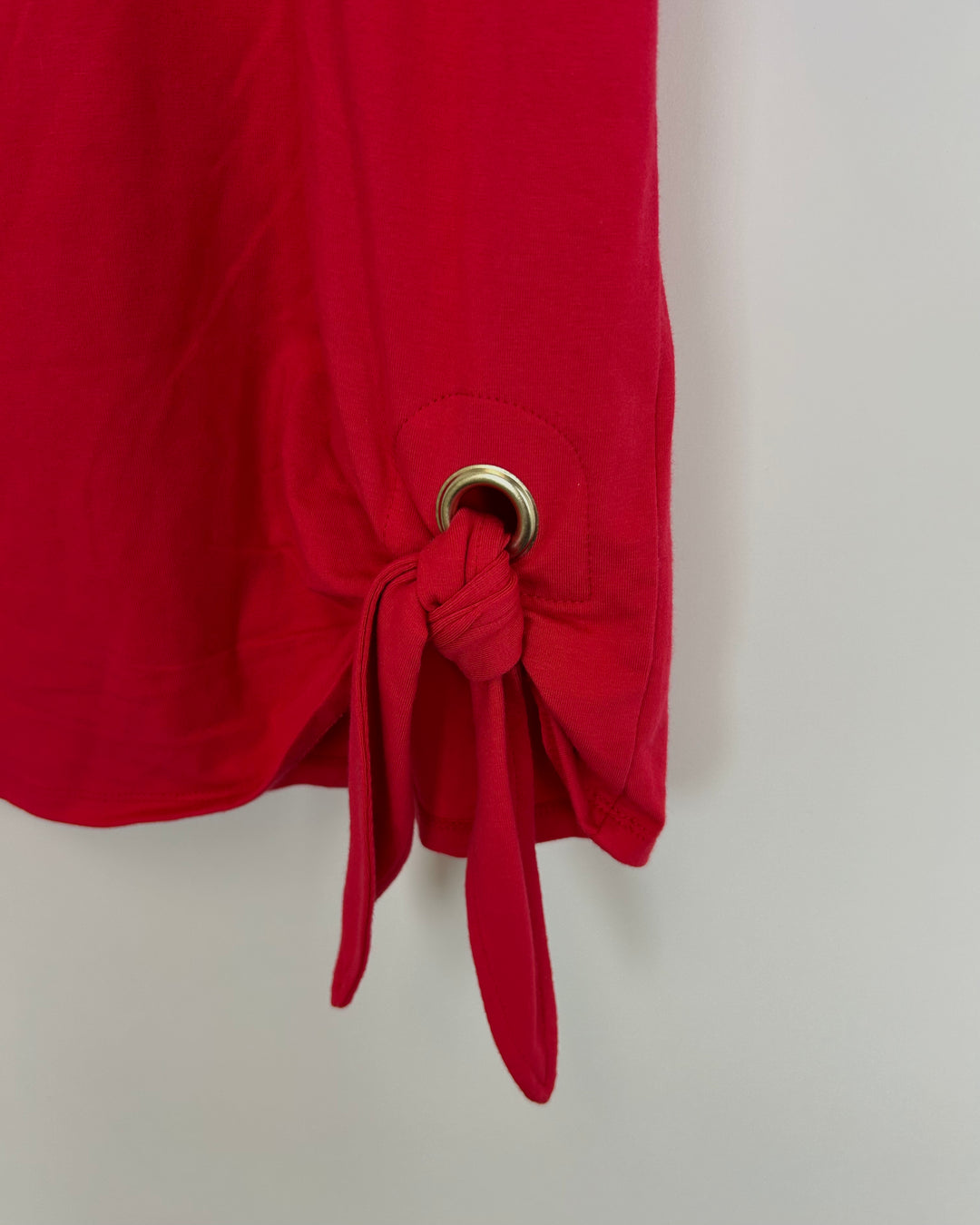 Red Knot Front Top - Size 6/8