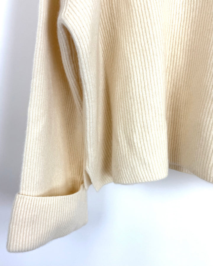 Cream High Neck Sweater - Size 4/6