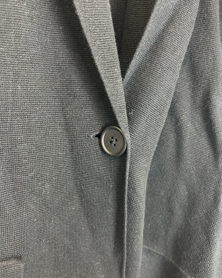 Black Buttoned Cardigan - Size 8/10
