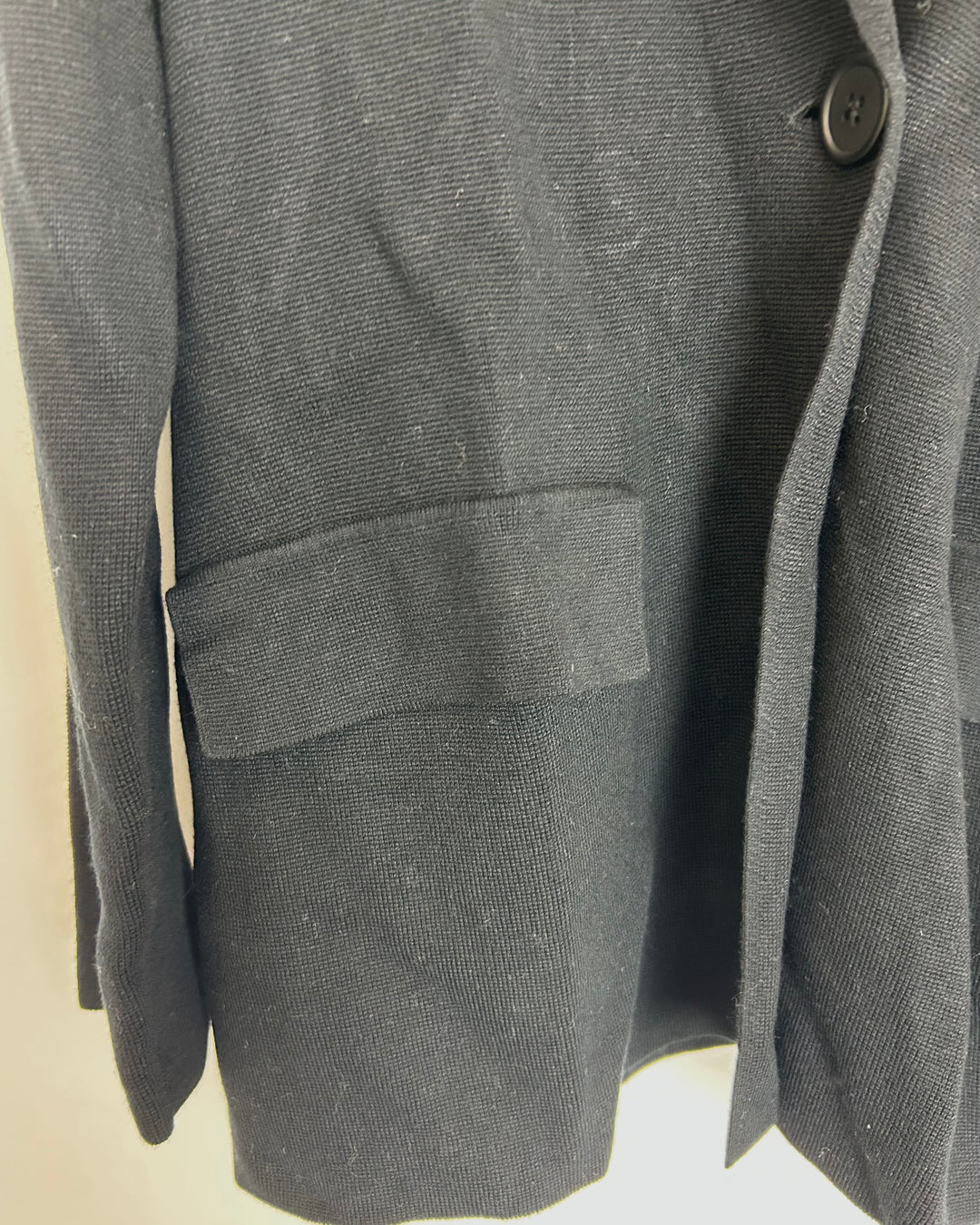 Black Buttoned Cardigan - Size 8/10