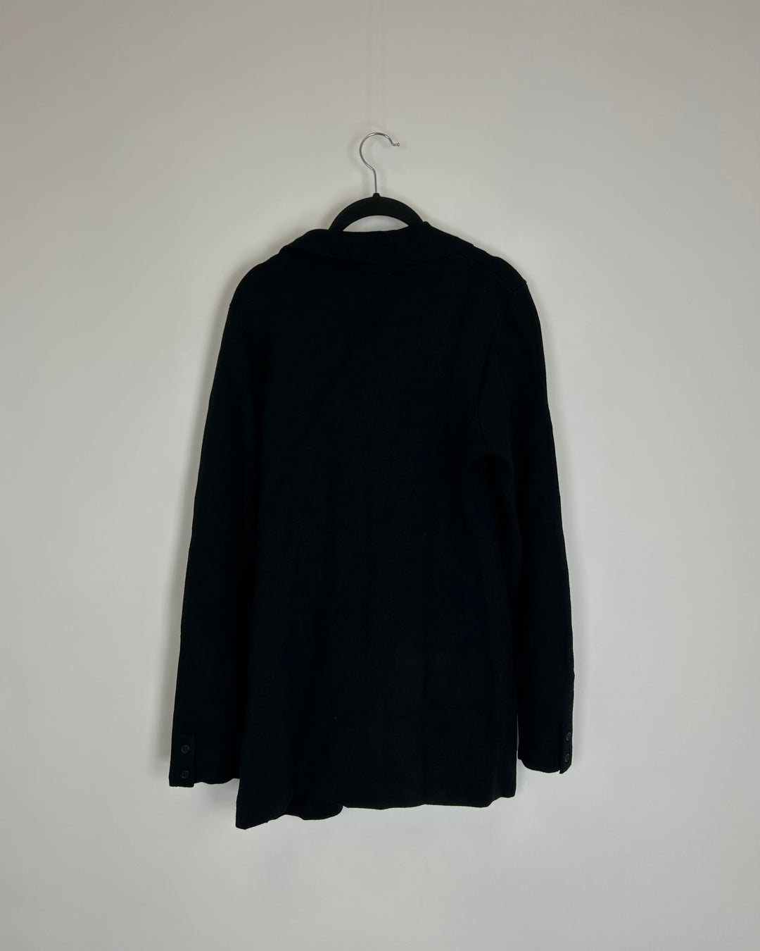 Black Buttoned Cardigan - Size 8/10
