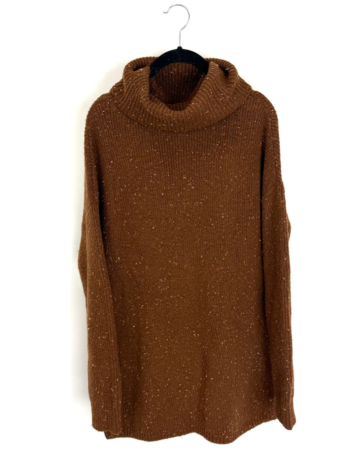 Brown Turtleneck Sweater - Size 6/8