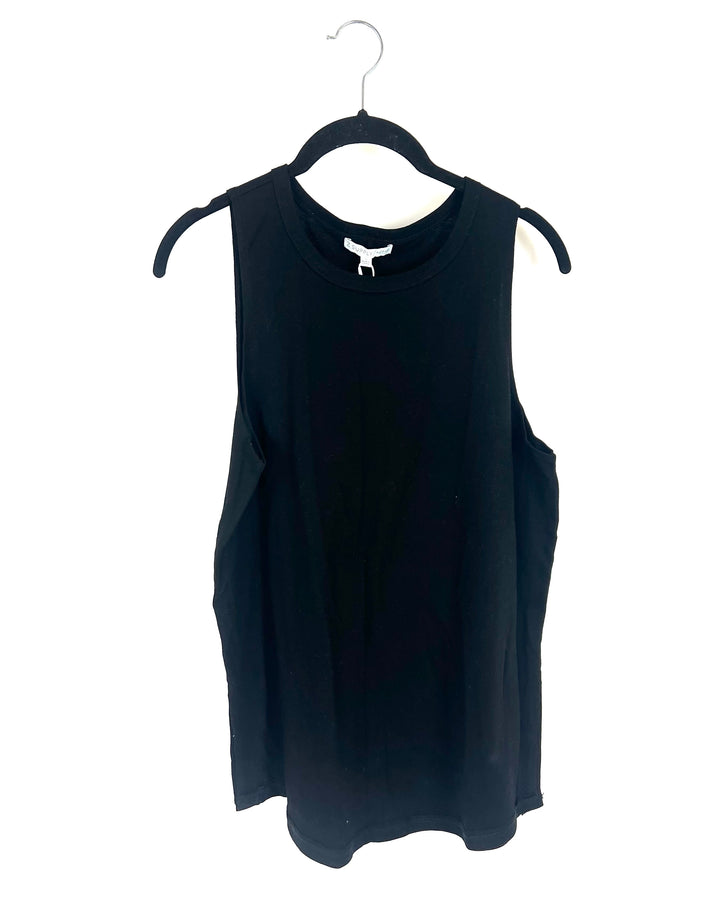 Black Muscle Tank - Size 4/6