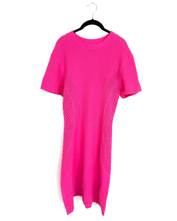 Hot Pink Knit Dress - Size 2/6