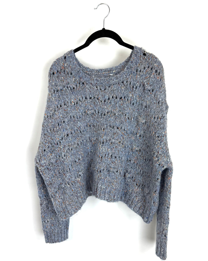 Steel Blue Sweater - Size 4/6