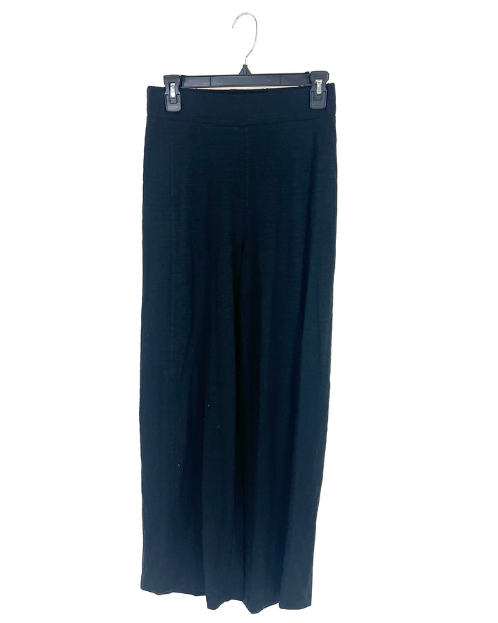 Black Texture Lounge Pants - Size 2/4