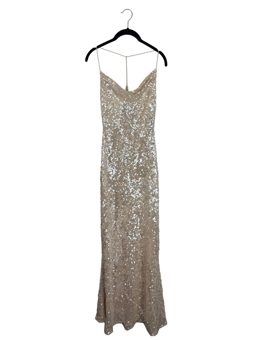 Champagne Sequin Dress - Size XS