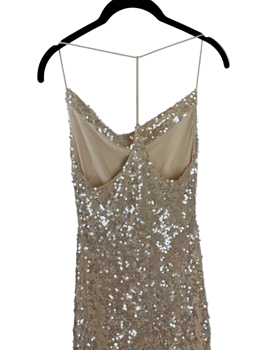 Champagne Sequin Dress - Size XS