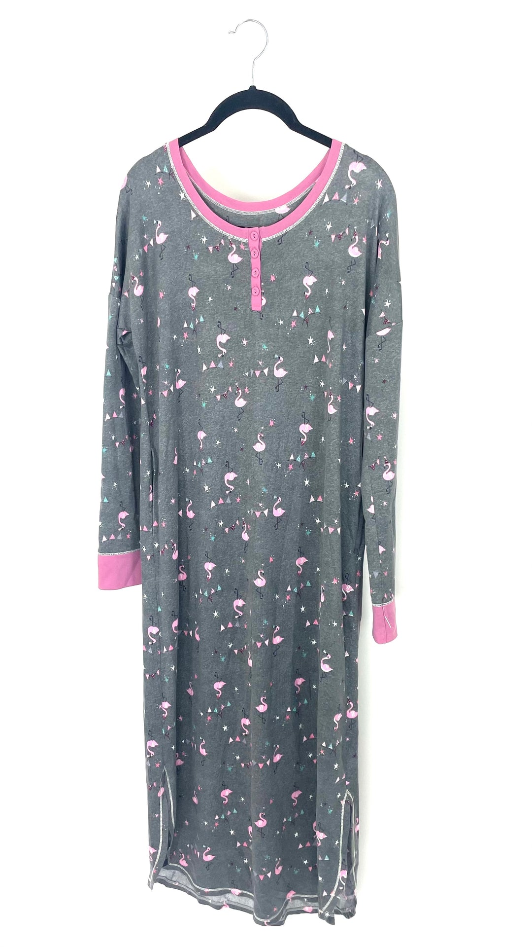 Pink Flamingo Print Nightgown - Size 4/6