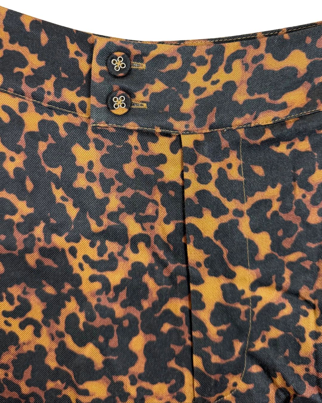 Tortoise Print Pants - Small