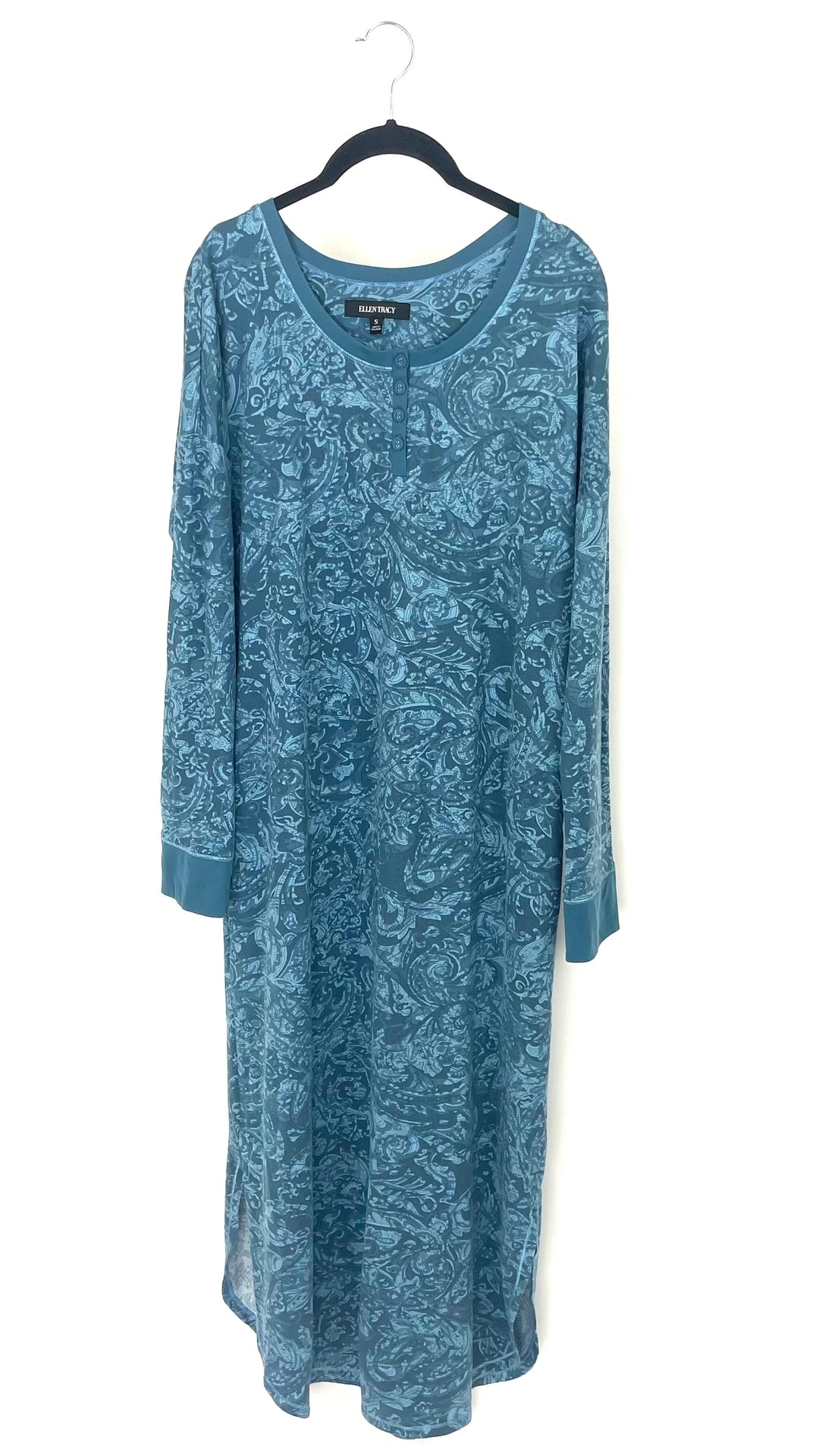 Blue Paisley Nightgown - Size 4-6